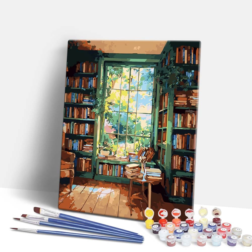Library Love - Paint By Numbers Kit