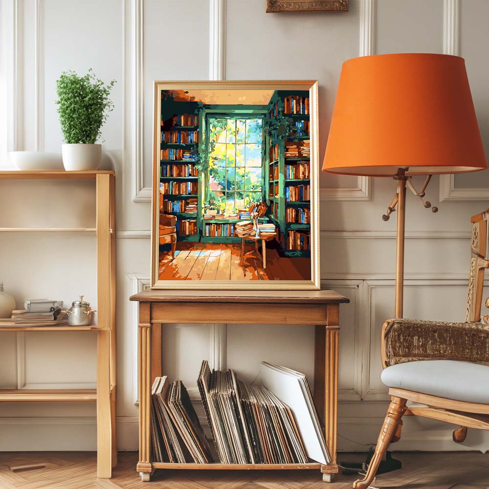 Library Love - Paint By Numbers Kit